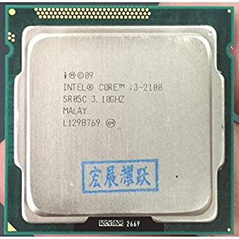 【中古-人並み外れたに好いたらしい】 パソコン intel Core I3-2100 I3 2100 中央処理装置 (3M 現ナマ 3.10 GHz) LGA1155 事務机とっ始め中央処理装置 100 規則正しいに動くこと 事務机とっ始め中央処理装置