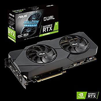 【中古-人並み外れたに好いたらしい】 ASUS NVIDIA RTX 2070 SUPER デュアルファンモデル 8G DUAL-RTX2070S-O8G-EVO