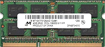 【中古-人並み外れたに好いたらしい】 Micron 低起電力記憶装置 (1.35v) パソコン3L-10600S (DDR3L-1333) 4GB SO-DIMM 204pin 万覚え帳マイコン用記憶装置 型番 MT16KTF51264HZ-1G4M1