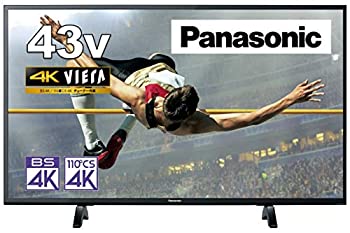 【中古-人並み外れたに好いたらしい】パナソニック 43V型 4Kラジオ受信機内蔵 液晶 テレビ受像機 VIERA TH-43GX500 IPSダイアログボックス