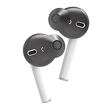 【中古-非常に良い】 エレコム airpods イヤホンカバー イヤーピース カナル構造 2019 2016発売モデル対応 ブラック AVA-APIBK