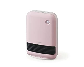 【中古-非常に良い】 アイリスオーヤマ ヒーター セラミックファンヒーター 暖房器具 電気 足元 小型 温風 省エネ 脱衣所 人感センサー付き 大風量 ピンク JCH-12TD4-P|IINEX