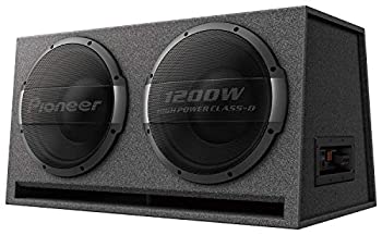 【中古-非常に良い】 パイオニア 30cm×2 パワードサブウーファー TS-WX1220AH
