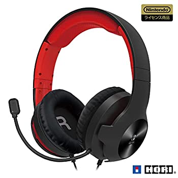 【中古-非常に良い】 【任天堂ライセンス商品】ミキサー付き ホリゲーミングヘッドセット スタンダード for Nintendo Switch レッド【Nintendo Switch Online ボイス