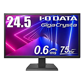 【中古-非常に良い】 I-O DATA ゲーミングモニター 24.5インチ (75Hz) GigaCrysta PS4 FPS向き 0.6ms (GTG) FreeSync TN HDMI×2 DP EX-LDGC252STB
