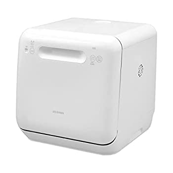 【中古-非常に良い】アイリスオーヤマ 食洗機 食器洗い乾燥機 工事不要 コンパクト 上下ノズル洗浄 メーカー保証 ホワイト ISHT-5000-W