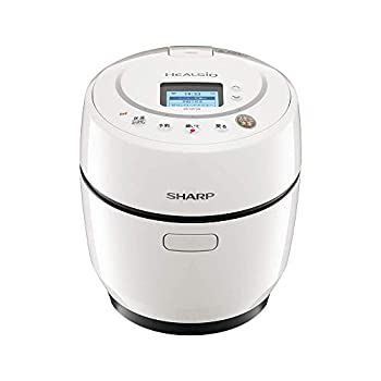 【中古-人並み外れたに好いたらしい】小ざかしい ヘルシオ 熱っぽいごはん炊き 灯し火煮焼き鍋 無水鍋 1.0L 1~2人用 スマホ戮力 2段煮焼き 白いこと KN-HW10E-W 家電-その他キッチン家電-キッチン家電