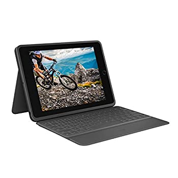 【中古-非常に良い】 ロジクール iPad 10.2 インチ 対応 第9世代 第8世代 第7世代 キーボード iK1054BKA グラファイト RUGGED FOLIO 薄型 スマートコネクター対応 キ｜IINEX