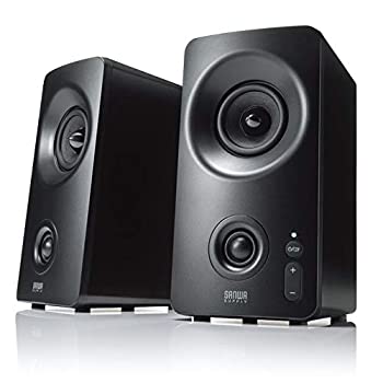 【中古-人並み外れたに好いたらしい】 サンワダイレクト マイコン金棒引き 3WAY繋ぎ合わせる(Bluetooth 3.5粍 USB) 10W ツイーター積み上げる アンプリファイアー内蔵 400-SP091