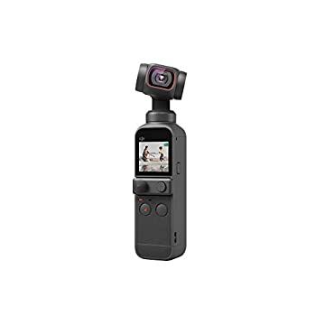 【中古-人並み外れたに好いたらしい】 DJI Pocket 2 - ハンドヘルド 3軸ジンバルスタビライザー 4K写真器 1 1.7in CMOS 64MP活動写真 衣嚢大きさ ActiveTrack 3.0 グラマー成り行き