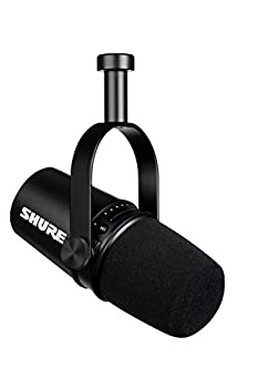 【中古-非常に良い】 SHURE MV7 ポッドキャストマイクロホン : ダイナミックマイク 実況 配信 ゲーミング テレワーク MOTIVシリーズ iOS Android Mac Windows対応 MV7