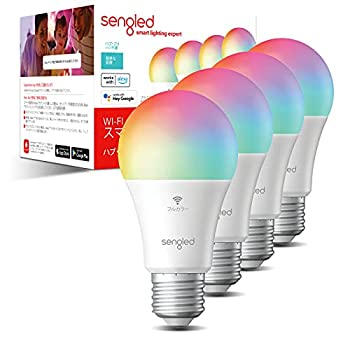 【中古-非常に良い】 Wi-Fi接続 Sengled スマート LED電球 e26口金 60w相当 調光調色 Alexa Amazon Echo Google Home アレクサ対応 ハブ不要