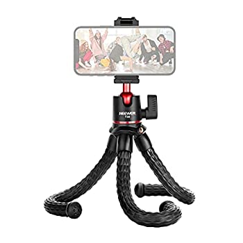 【中古-人並み外れたに好いたらしい】 Neewer T30 電話を掛ける三脚 スマホ 三脚架 軟らかい三脚 自撮り棒 ミニ三脚 くねくね三脚架 どんぶり鉢頭顱電話を掛ける保持者 コールドシューマウント付き添い人 小