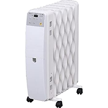 【中古-非常に良い】 KWOH-120M-W (ホワイト) ウェーブ型オイルヒーター 1200W