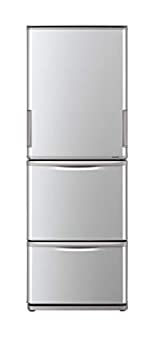 【中古-人並み外れたに好いたらしい】せつ然たる 電気冷蔵庫 350L（幅60珊） どっちも部屋の入り口 しろがね色系 SJ-W351D-S