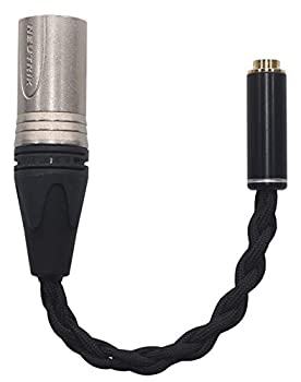 【中古-非常に良い】XL4-4 HiFi 4ピンXLRバランスオスから4.4mmTrrsメスバランスケーブル、ヘッドホンオーディオアダプター。 XL4-4。