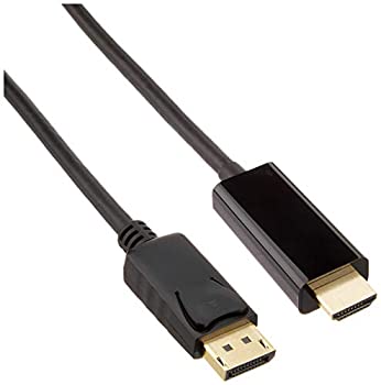 【中古-人並み外れたに好いたらしい】 サンワサプライ DisplayPort-HDMI取り替えっこ有線テレビ 2m 4K60サイクル相応う KC-DPHDA20