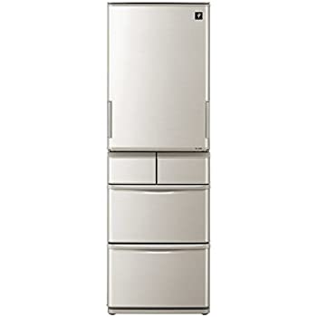 【中古-非常に良い】シャープ SHARP プラズマクラスター冷蔵庫 412L(幅60cm) どっちもドア SJ-W412D-S SJ-W412D-S