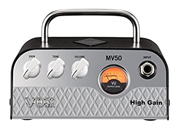 【中古-非常に良い】 VOX Nutube ギター用 超小型 ヘッドアンプ MV50 High Gain 驚きの軽量設計 50Wの大出力 アナログ回路 自宅練習 スタジオ