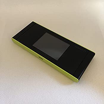 【中古-非常に良い】Huawei 【au版】Speed Wi-Fi NEXT W05 HWD36SKA ブラック×ライム