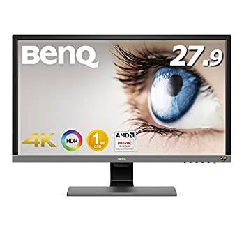 【中古-非常に良い】 BenQ ベンキュー ゲーミングモニター ディスプレイ EL2870U 27.9インチ/4K/HDR/TN/1ms/FreeSync対応/HDMI×2/DP1.4/スピーカー