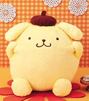 【中古-人並み外れたに好いたらしい】 ポムポムプリン ポム顔 BIGぬいぐるみ ぬいぐるみ-ぬいぐるみ・人形