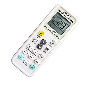 【中古-非常に良い】 ACATIM エアコンリモコン 汎用 クーラーリモコン 各社共通 1000種対応 エアコン用ユニバーサルマルチリモコン K-1028E 万能リモコン ライト機能