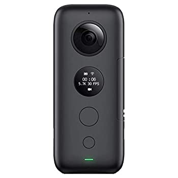 【中古-人並み外れたに好いたらしい】 Insta360 ONE X 5.7K 超 映像 手ブレ手を加える役立つことFlowState 360度動き写真器 高速道路無線LAN iphone Android相応う (SD歌留多別売り V30ビデオス