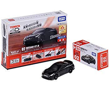 【中古-人並み外れたに好いたらしい】 トミカ4D 02 日産 GT-R メテオフレークブラックパール