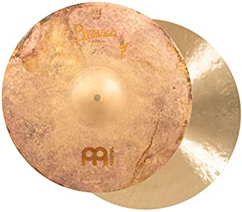 【中古-非常に良い】 MEINL Cymbals マイネル Byzance Vintage Series ハイハットシンバル 16 Vintage Sand Hihat ペア B16SAH