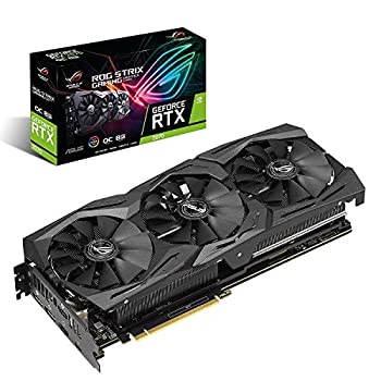 【中古-非常に良い】【輸入・国内仕様】ASUS NVIDIA GeForce RTX 2070搭載 トリプルファンモデル ブラック 8GB ROG-STRIX-RTX2070-O8G-GAMING｜IINEX