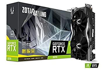 【中古-人並み外れたに好いたらしい】 Zotac ZT-T20700E-10 Nvidia Geforce GAMING RTX 2070 MINI GDDR6 DP / HDMIチューリングVR 4K PCI Expressグラフィックカードブラック