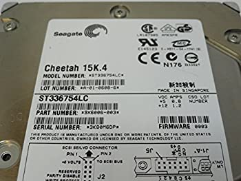 【中古-人並み外れたに好いたらしい】【インポート･日本操作手順】Seagate 3.5in内蔵HDD 36.7GB Ultra320 15000rpm 8MB 80pin ST336754LC
