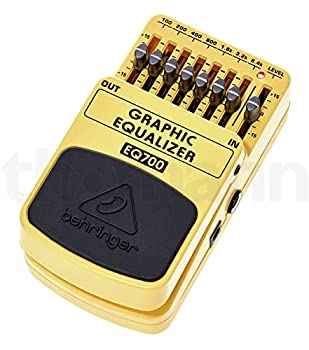 【中古-非常に良い】ベリンガー ギター用エフェクトペダル 7バンド・グラフィックイコライザー EQ700 GRAPHIC EQUALIZER