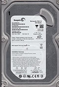 【中古-非常に良い】 Seagate 3.5インチ内蔵HDD 160GB Serial-ATA3.0Gb s 7200rpm 8MB NCQ RoHS ST3160815AS