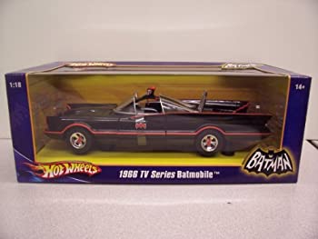 【中古-非常に良い】 マテル 1/18 1966 TV Series Batmobile 完成品