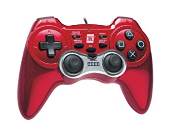 【中古-非常に良い】 ホリパッド3ターボ レッド USB接続対応