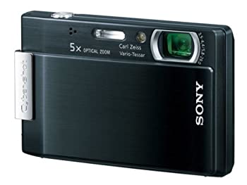 【中古-非常に良い】SONY デジタルカメラ Cyber-Shot(サイバーショット) T100 ブラック DSC-T100 B