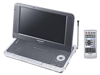 【中古-非常に良い】パナソニック ポータブルDVDプレーヤー 8.5V型液晶 ワンセグチューナー内蔵 DVD-LX87-S