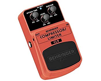 【中古-非常に良い】 ベリンガー ギター用エフェクトペダル コンプレッサー リミッター CL9 COMPRESSOR LIMITER Oragne