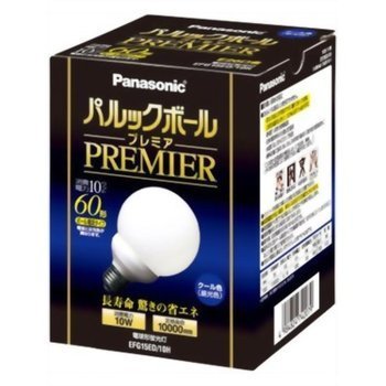 【中古-非常に良い】 パナソニック 電球型蛍光灯 パルックボールプレミア EFG15ED10H クール色｜IINEX