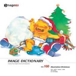 【中古-非常に良い】 イメージ ディクショナリー Vol.100 クリスマス イラスト