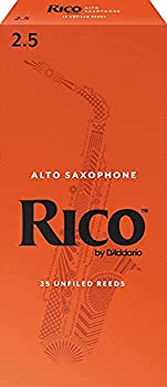 【中古-非常に良い】D'Addario WoodWinds ダダリオ リード アルトサックス用 RICO RJA2525 [硬さ:2.5] 25枚入り 【国内正規品】