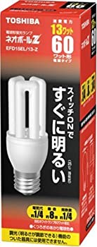 【中古-非常に良い】 東芝 ネオボールZ 電球形蛍光ランプ 電球60ワットタイプ 電球色 EFD15EL 13-Z