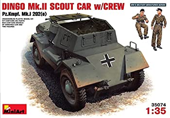 【中古-非常に良い】ミニアート 1/35 ディンゴMKII Pz.Kpfw.Mk 1 202 e w/CREW MA35074 プラモデル 8,957円