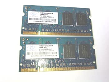 【中古-非常に良い】 Nanya 512?MB ddr2?pc2???5300?667?MHz 200pin SODIMM nt512t64uh8b0fn-3?C