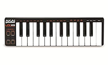 【中古-非常に良い】Akai Professional USB MIDIキーボード 25鍵 (Mac・PC対応) LPK25