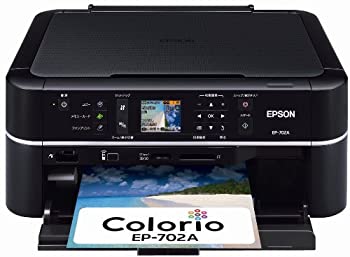 【中古-非常に良い】EPSON Colorio インクジェット複合機 EP-702A 2.5型カラー液晶 6色染料インク｜IINEX 15,915円