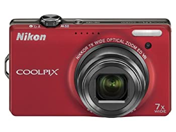 【中古-非常に良い】Nikon デジタルカメラ COOLPIX (クールピクス) S6000 フラッシュレッド S6000RD｜IINEX