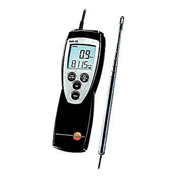 【中古-人並み外れたに好いたらしい】 テストー 風速計 testo 425 熱線式伸縮ハンドルプローブ